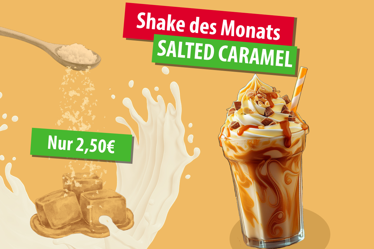 Der Shake des Monats August: Salted Caramel