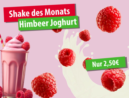 Shake des Monats September: Himbeer-Joghurt