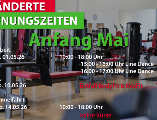 Öffnungszeiten Anfang Mai 2026