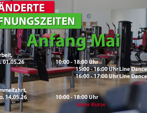 Öffnungszeiten Anfang Mai 2026