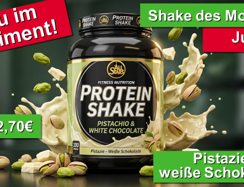 Shake des Monats Juni: Pistazie – weiße Schokolade